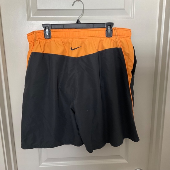 Men’s Nike Swim Trunks - Grey/Orange - Size XXL - Picture 6 of 13